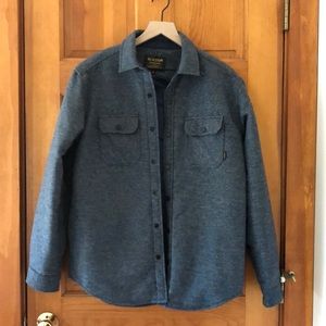 Burton Men’s Thermolite insulated Blue/Grey shirt jacket, small